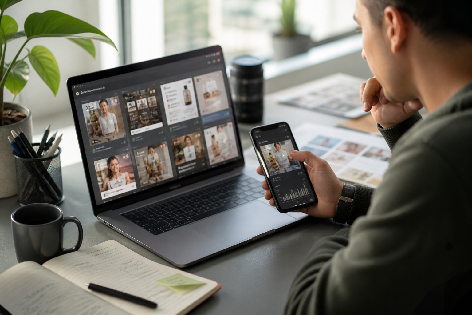 Meta ad creatives and campaign visuals